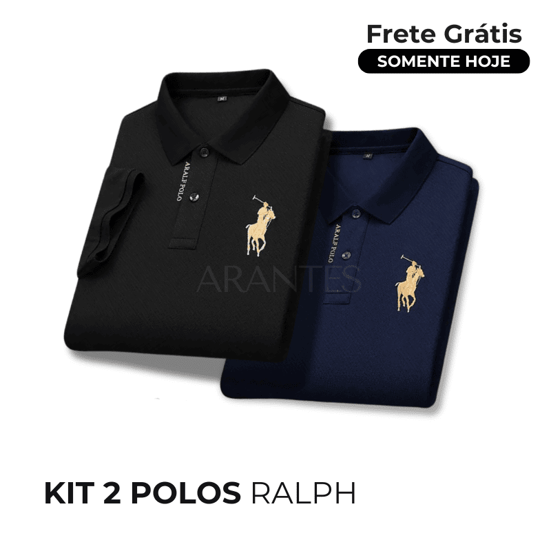 Kit 2 Camisa Polo Ralph - Promoção Hoje [Compre 1 Leve 2]